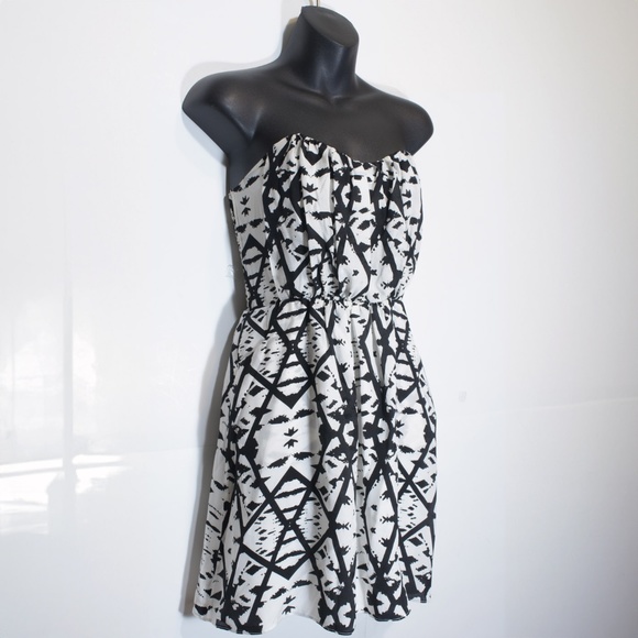 NWT Rieley 100% Silk Strapless Mini Dress - Picture 2 of 7